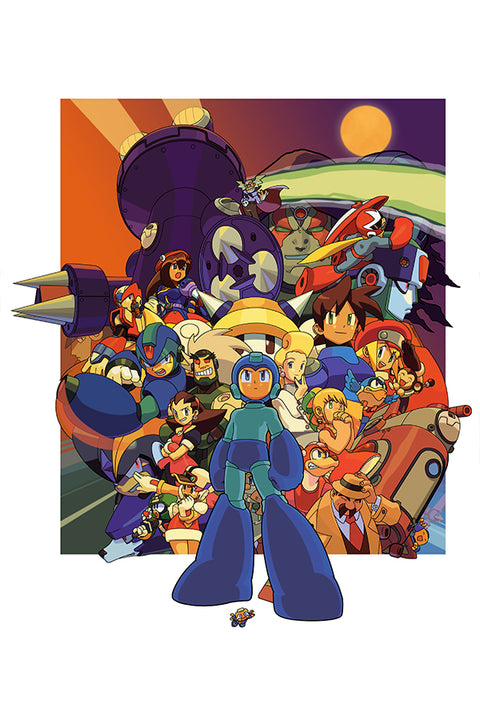 Poster Mega Man - Games