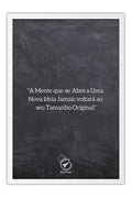 Poster A Mente Que Se Abre - Motivacional