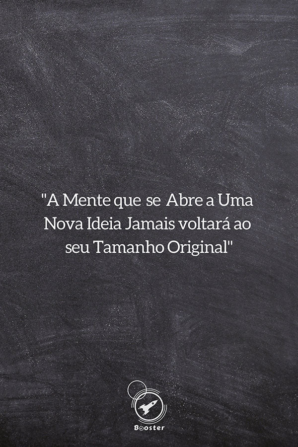 Poster A Mente Que Se Abre - Motivacional