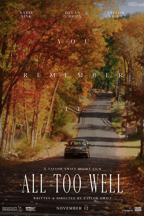 Poster  Taylor Swift - All Too Well - Artistas Pop