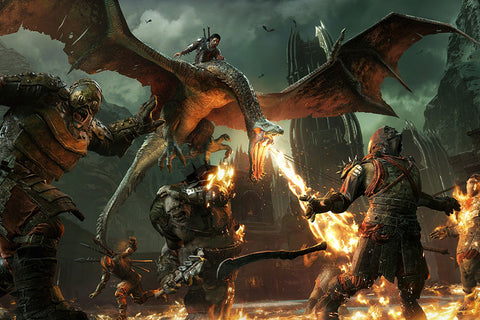 Poster The Lord Of The Rings Rise To War - Games