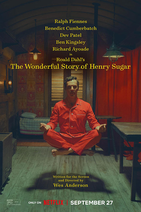 Poster The Wonderful Story Of Henry Sugar - Wes Anderson - Filmes