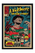 Poster A Nightmare On Elm Street - Hora do Pesadelo - Freddy Krueger - Comics