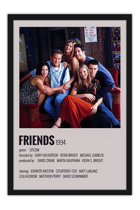 Poster Friends - Estilo Fotografia Vintage - Séries