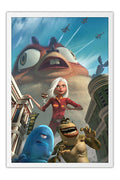 Poster Monsters Vs. Aliens - Games