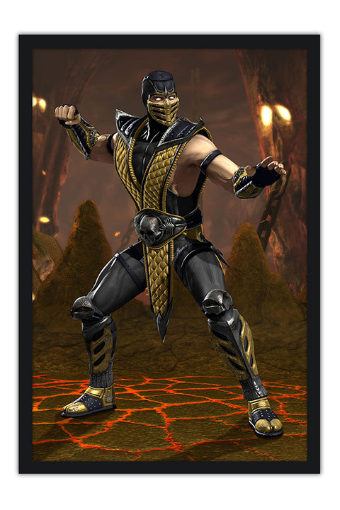 Poster Mortal Kombat Vs. DC Universe - Scorpion - Games