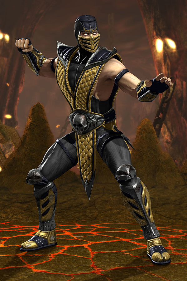 Poster Mortal Kombat Vs. DC Universe - Scorpion - Games