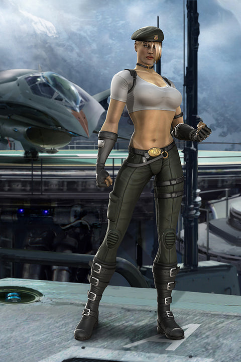 Poster Mortal Kombat Vs. DC Universe - Sonya Blade - Games