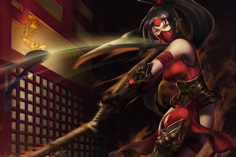 Poster League Of Legends Lol Akali - Games