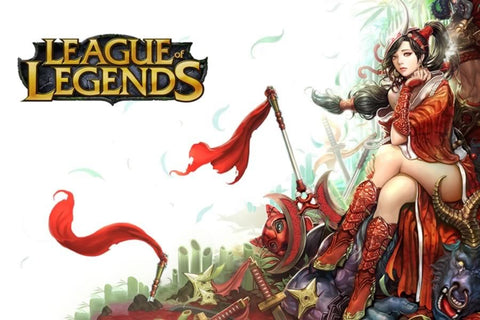 Poster League Of Legends Lol Akali - Games