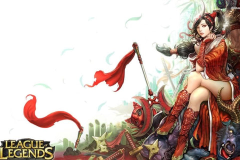 Poster League Of Legends Lol Akali - Games