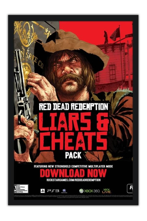 Poster Red Dead Redemption - Liars and Cheats - Games