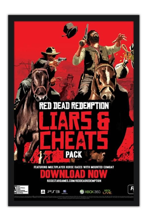 Poster Red Dead Redemption - Liars and Cheats - Games