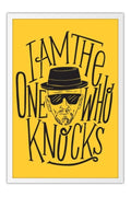 Poster  I Am The One Who Knocks - Breaking Bad - Heisenberg - Séries