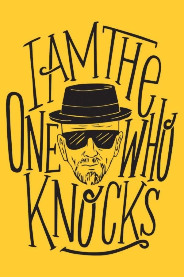 Poster  I Am The One Who Knocks - Breaking Bad - Heisenberg - Séries