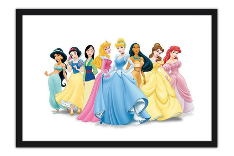 Poster Princesas da Disney - As Clássicas Oito - Infantil