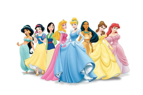 Poster Princesas da Disney - As Clássicas Oito - Infantil