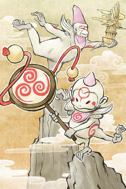 Poster Okamiden Sakigami - Games
