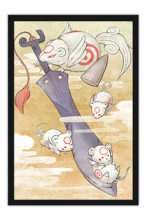 Poster Okamiden Sakigami - Games