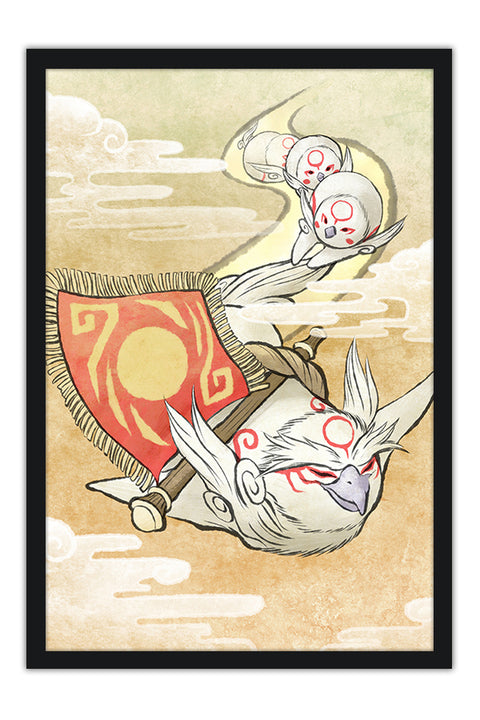 Poster Okamiden Sakigami - Games
