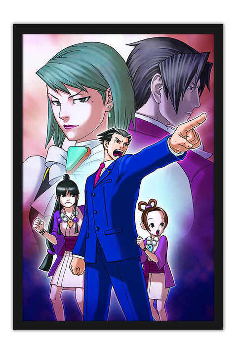 Poster Phoenix Wright Ace Attorney - Games