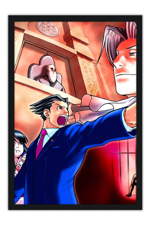 Poster Phoenix Wright Ace Attorney - Games