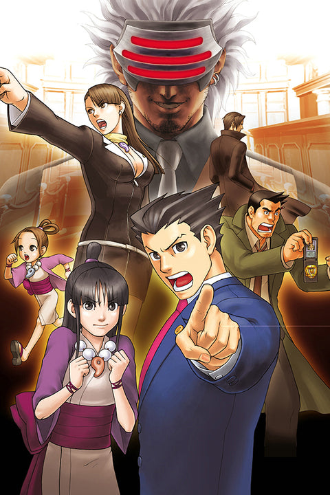 Poster Phoenix Wright Ace Attorney - Games