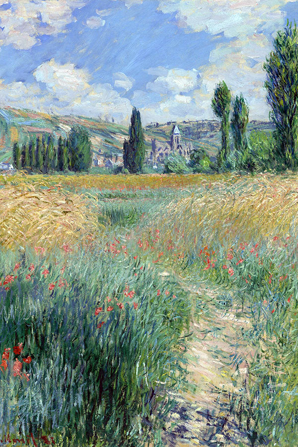 Poster Monet - Chemin Dans Lîle Saint Martin - Caminho Na Ilha de Saint Martin - Obras de Arte