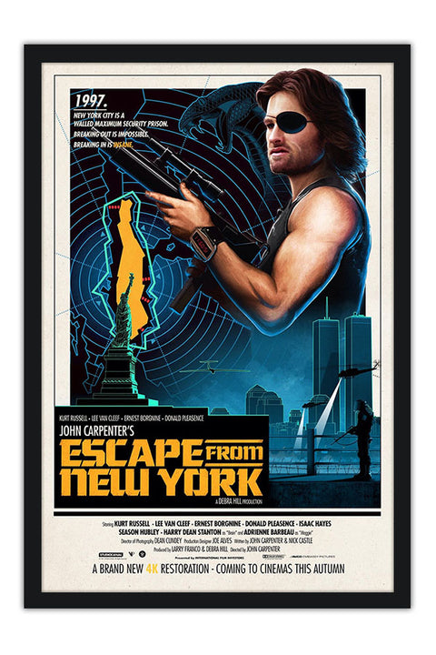 Poster Escape From New York - Fuga de Nova Iorque - Filmes
