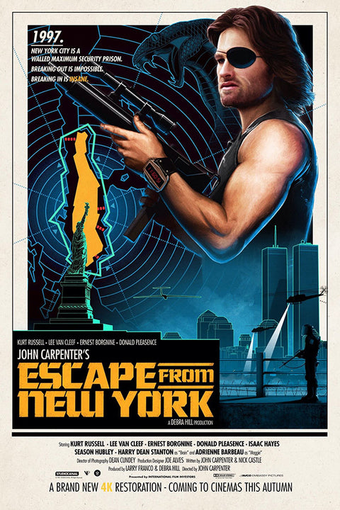 Poster Escape From New York - Fuga de Nova Iorque - Filmes