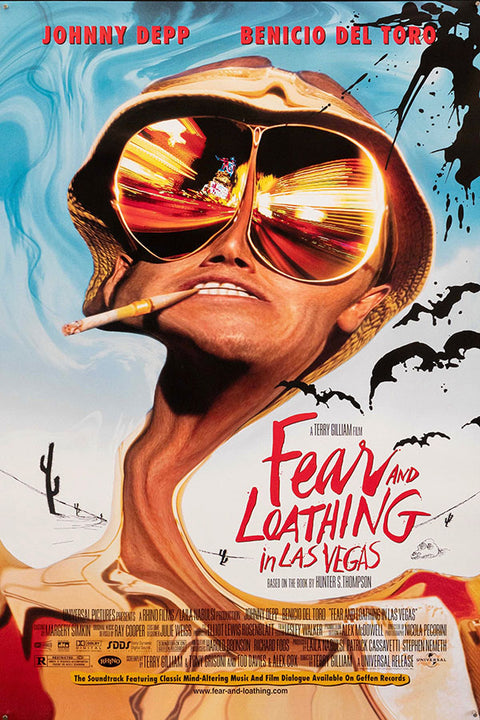 Poster Fear And Loathing In Las Vegas - Medo e Delirio - Vintage - Filmes