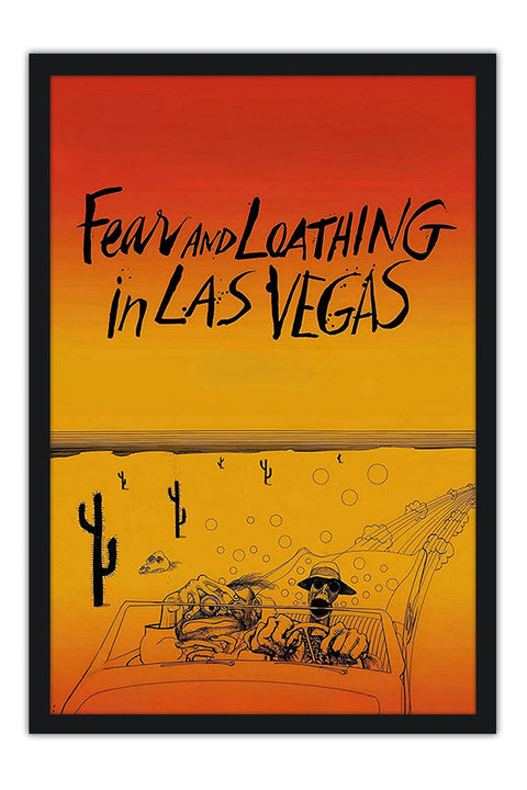 Poster Fear And Loathing In Las Vegas - Medo e Delirio - Vintage - Filmes