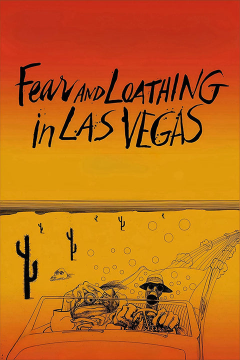 Poster Fear And Loathing In Las Vegas - Medo e Delirio - Vintage - Filmes
