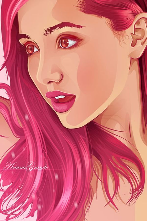 Poster Ariana Grande - Pop - Cartaz ou Quadro Decorativo