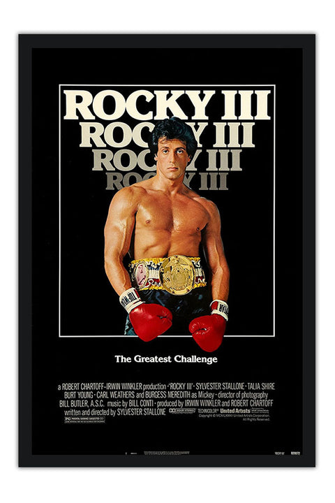 Poster Rocky III - Rocky 3 - Sylvester Stallone - Filmes