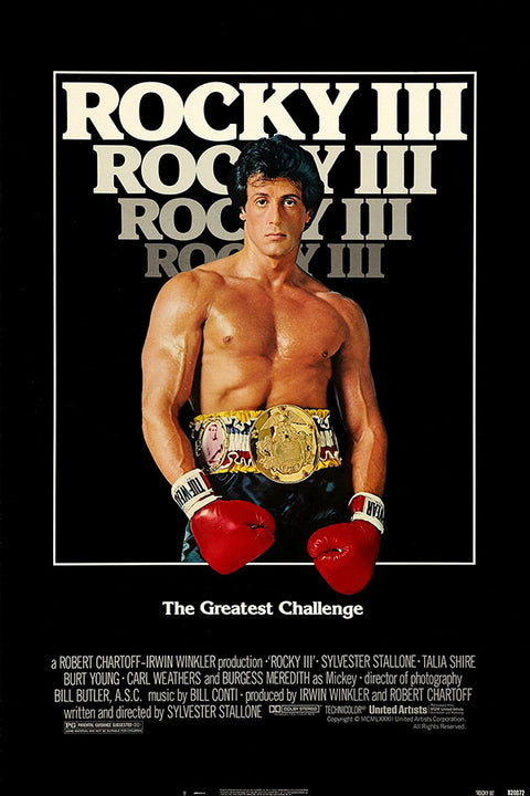 Poster Rocky III - Rocky 3 - Sylvester Stallone - Filmes