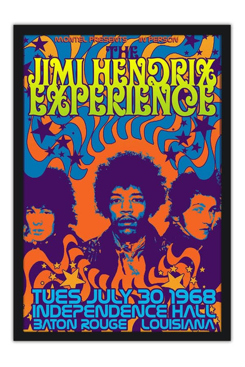 Poster  Jimi Hendrix Experience - Bandas de Rock