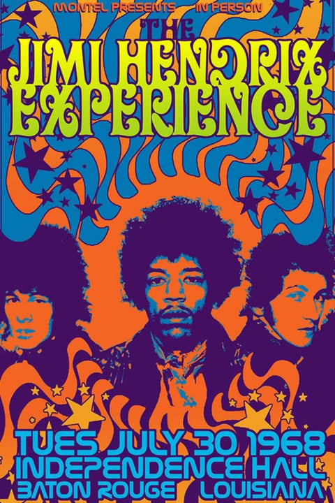 Poster  Jimi Hendrix Experience - Bandas de Rock