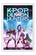 Poster K-Pop Demon Hunters - Guerreiras do K-Pop - K-Drama - Séries