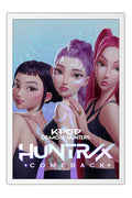 Poster K-Pop Demon Hunters - Guerreiras do K-Pop - K-Drama - Séries