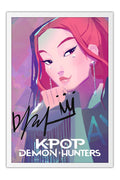 Poster K-Pop Demon Hunters - Guerreiras do K-Pop - K-Drama - Séries
