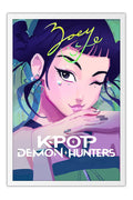 Poster K-Pop Demon Hunters - Guerreiras do K-Pop - K-Drama - Séries