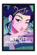 Poster K-Pop Demon Hunters - Guerreiras do K-Pop - K-Drama - Séries