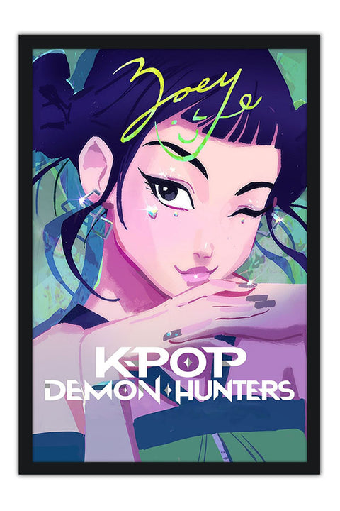 Poster K-Pop Demon Hunters - Guerreiras do K-Pop - K-Drama - Séries