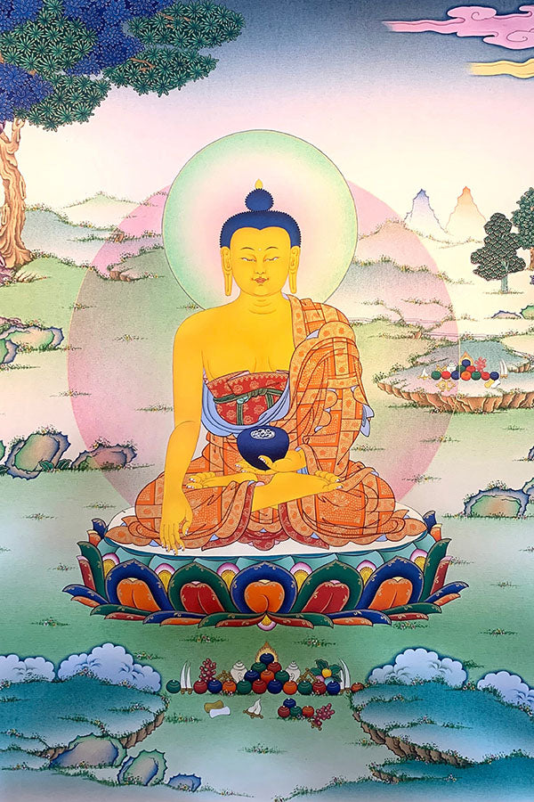 Poster  Buda Shakyamuni em Meditação - Budismo - Religiosos