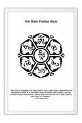 Poster Mantra Om Mani Padme Hum - Budismo - Religiosos