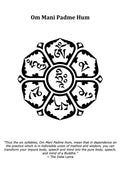 Poster Mantra Om Mani Padme Hum - Budismo - Religiosos