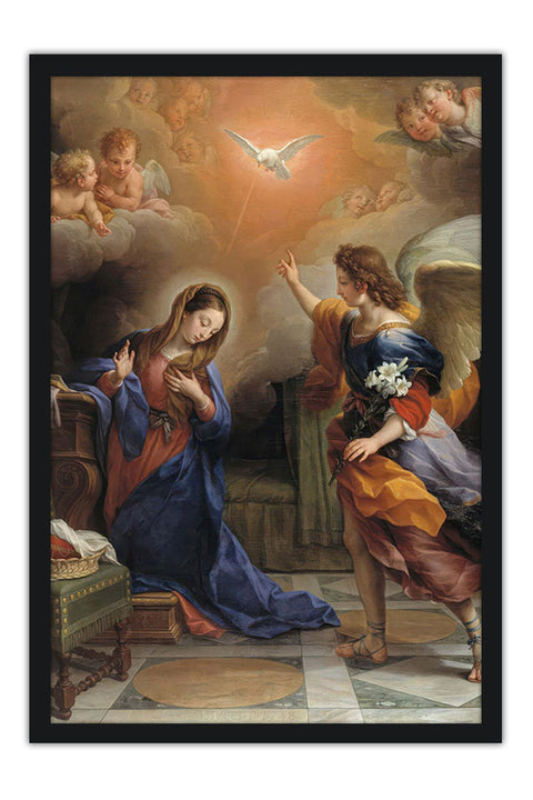 Poster A Anunciação - O Anjo Miguel Visita Maria - Católicos - Religiosos