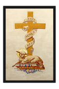 Poster Cordeiro de Deus no Altar da Cruz - Católicos - Religiosos