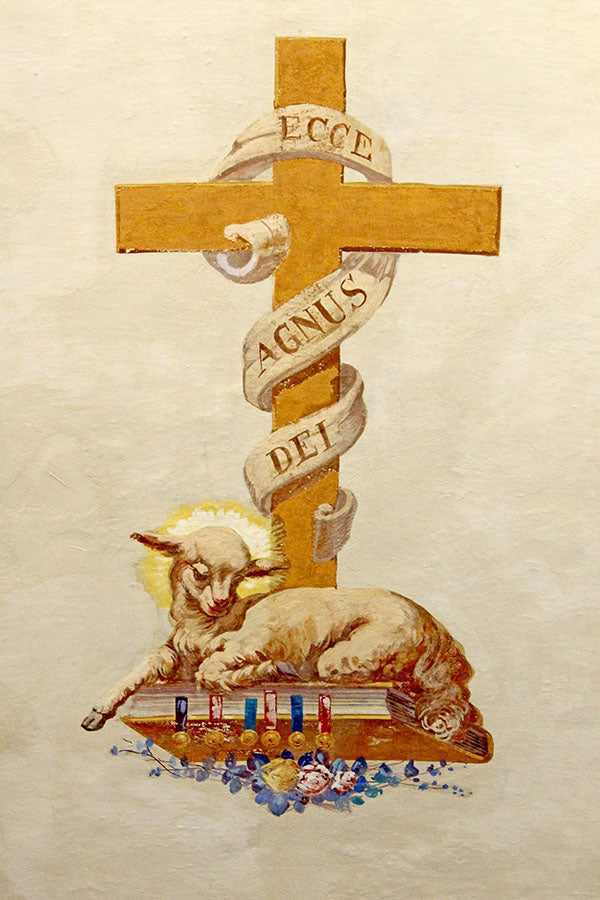 Poster Cordeiro de Deus no Altar da Cruz - Católicos - Religiosos
